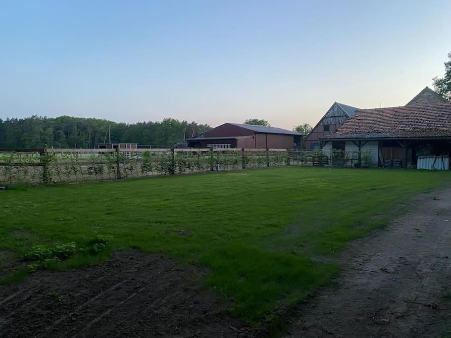 Wunderschoene Ferienwohnung Auf Dem Bauernhof Greven Extérieur photo